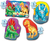 The Learning Journey My First Puzzle Set 4 in a Box Dino 629277 - Colorland Toys